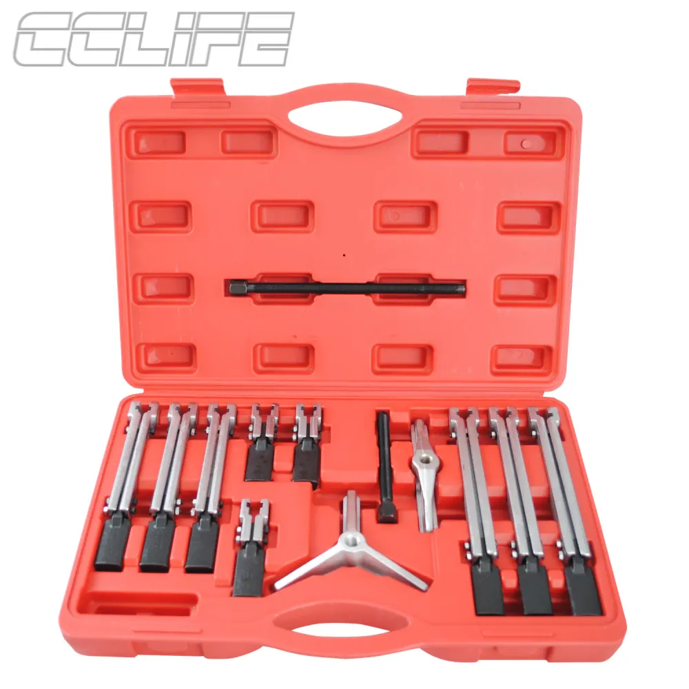 Uniwersalne 2/3 Ramiona Bearing Puller Zestaw narzędzi wewnętrznych zewnętrznych Extractor Kit 12 szt.