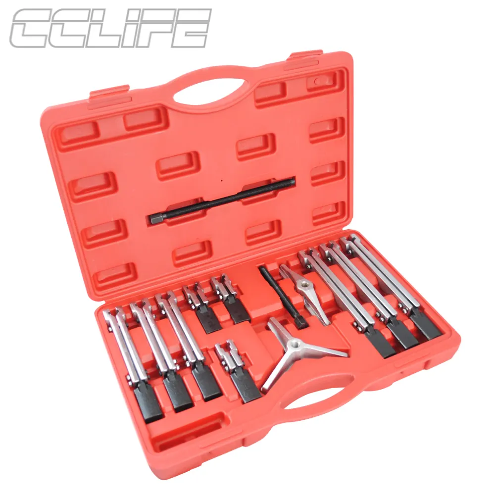 Uniwersalne 2/3 Ramiona Bearing Puller Zestaw narzędzi wewnętrznych zewnętrznych Extractor Kit 12 szt.