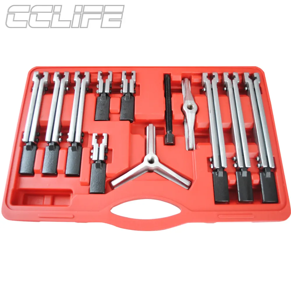Uniwersalne 2/3 Ramiona Bearing Puller Zestaw narzędzi wewnętrznych zewnętrznych Extractor Kit 12 szt.