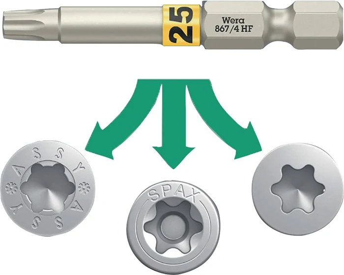 Wera Bit 867 TORX(R) HF ( 8002899426 ) 1/4 ″ TX 40 Długość 50 mm