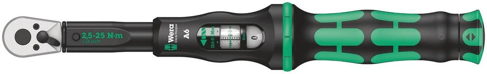 Klucz dynamometryczny WERA Click-Torque 6 1/4 ″ 2,5 - 25 Nm ( 4000821266 )