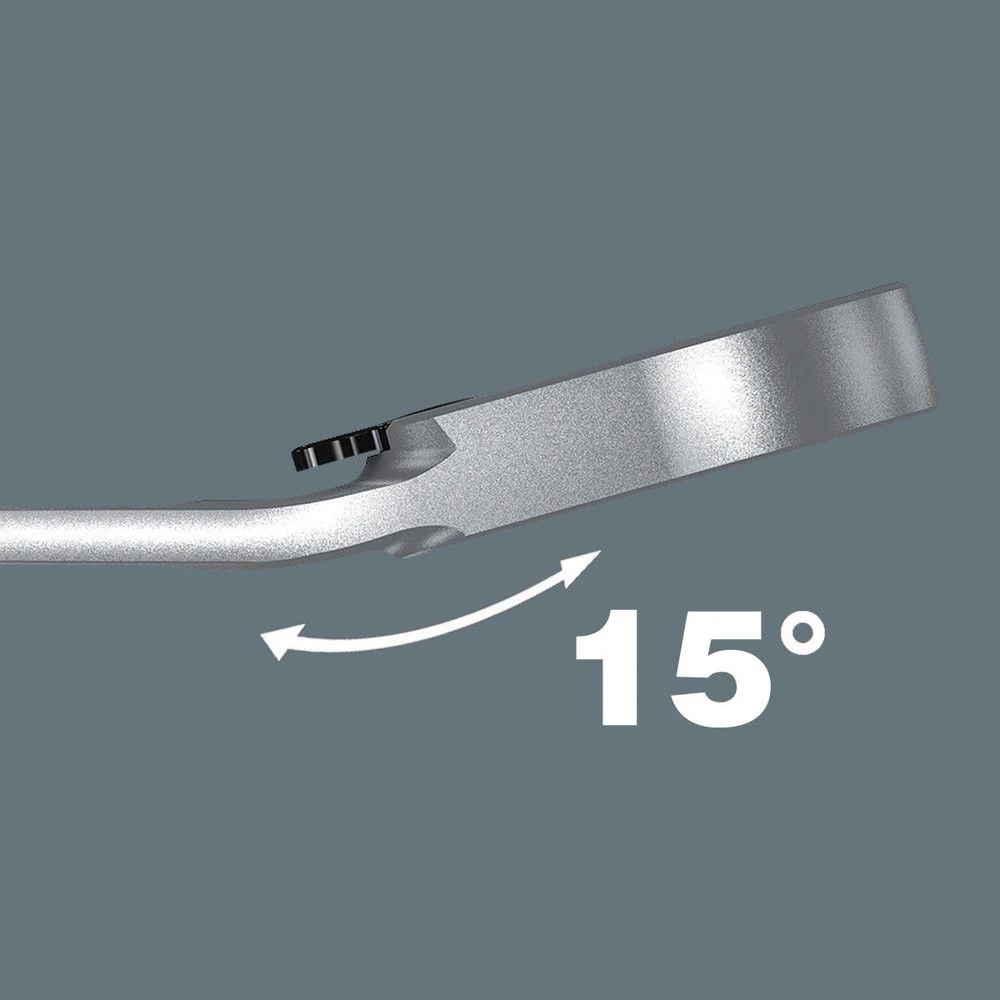 Klucz płasko-oczkowy WERA Szerokość klucza płasko-oczkowego 13 mm Długość 179 mm ( 4000821824 )