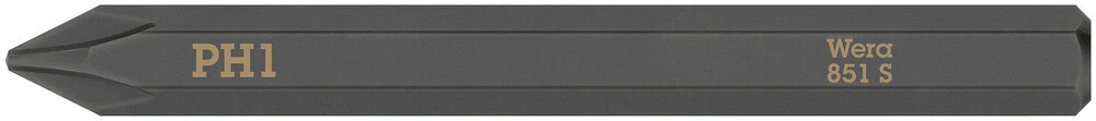 WERA Bit 851 S PH 1 x 70 mm 1/4 ″ PH 1 Długość 70 mm ( 4000827257 )