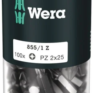 WERA duże opakowanie bitów 855/1 Z 1/4 ″ PZD 2 Długość 25 mm ( 4000822268 )