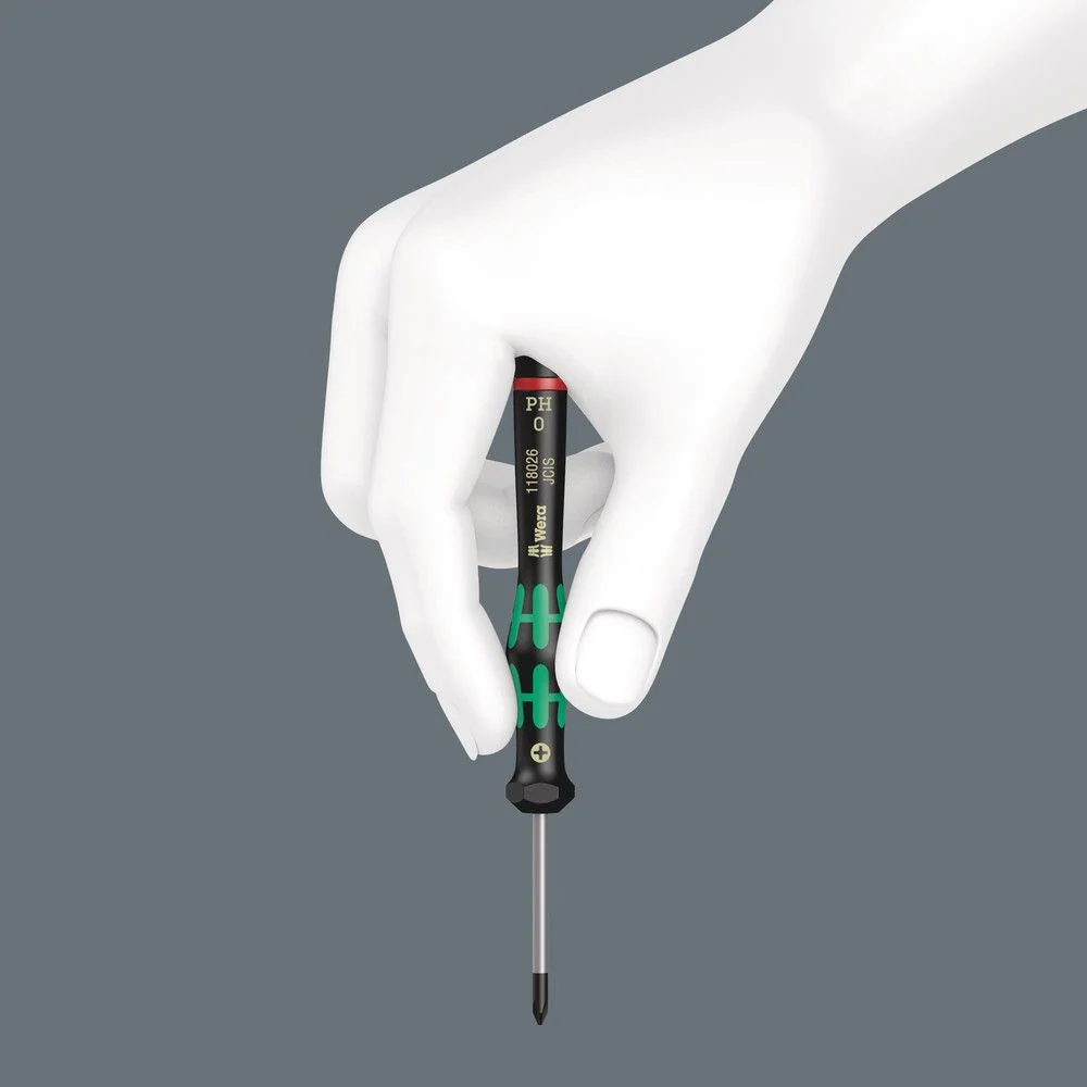 WERA Elektroniczny wkrętak do mechaniki precyzyjnej 2050 PH 00 Długość ostrza 40 mm ( 8000376331 )