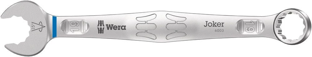 WERA Klucz płasko-oczkowy 6003 Joker SW 19 mm Długość 230 mm ( 4000822310 )