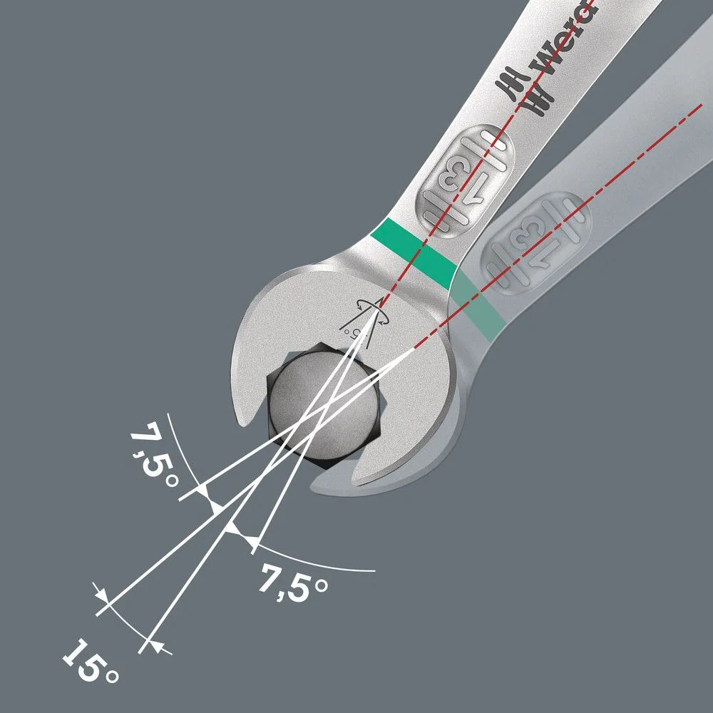 WERA Klucz płasko-oczkowy 6003 Joker SW 36 mm Długość 460 mm ( 4000822334 )