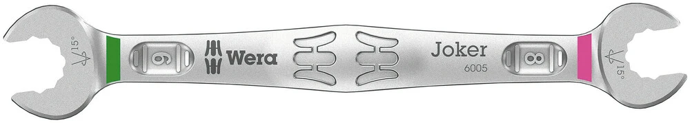 WERA podwójny klucz płasko-oczkowy Joker 6005 8 x 9 mm długość 123 mm ( 4000823160 )
