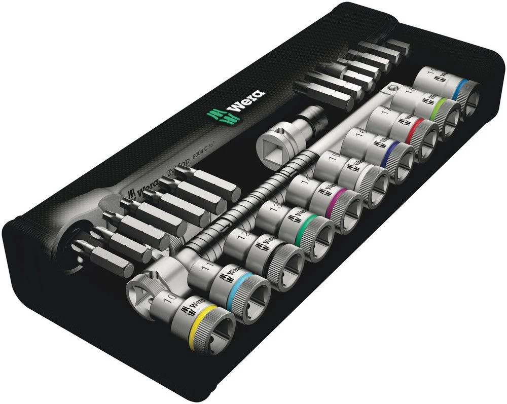WERA Zyklop Metal 28-częściowy zestaw kluczy nasadowych 1/2 ″ ( 4000821764 )