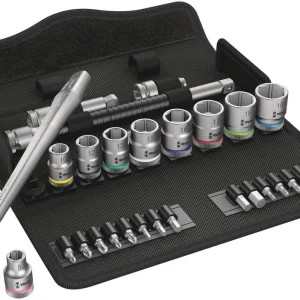 WERA Zyklop Metal 8100 SB 8 29-częściowy zestaw kluczy nasadowych 3/8 ″ ( 4000821752 )