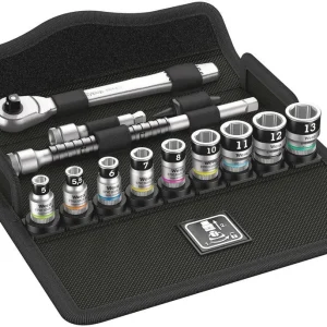 Zestaw kluczy nasadowych WERA 8100 SA 12 HF Zyklop 13-częściowy 1/4 ″ ( 4000821783 )