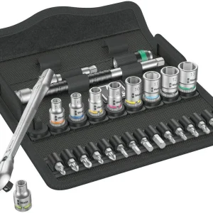Zestaw kluczy nasadowych WERA 8100 SA 8 Zyklop 28-częściowy 1/4 ″ ( 4000821659 )
