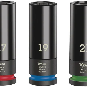 Zestaw kluczy nasadowych WERA Wbijak do kół C Set 1 3-częściowy 1/2 ″ ( 8000653834 )