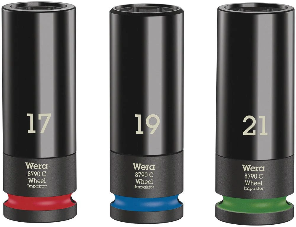 Zestaw kluczy nasadowych WERA Wbijak do kół C Set 1 3-częściowy 1/2 ″ ( 8000653834 )