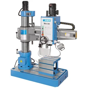 Wiertarka promieniowa Fervi TR01/200 z automatycznym posuwem, 1,5 kW
