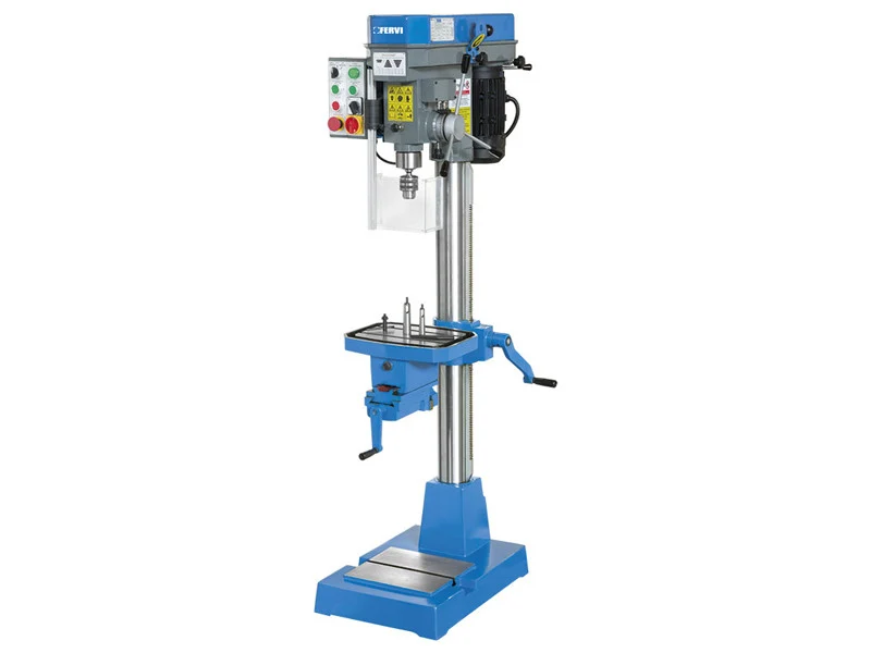 Wiertarka stołowa Fervi T071 z przekładnią pasową, 0,5/1 kW