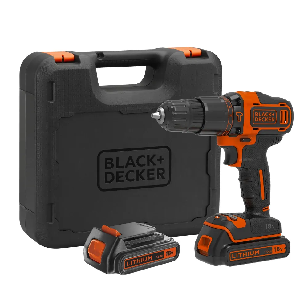 Wiertarka udarowa Black+Decker BDCHD18KB-QW 18 V 1,5 Ah