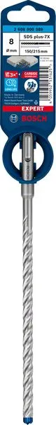 Wiertarka udarowa BOSCH Expert SDS-7X Ø 8,0 mm długość robocza 150 mm 215 mm ( 4000909937 )