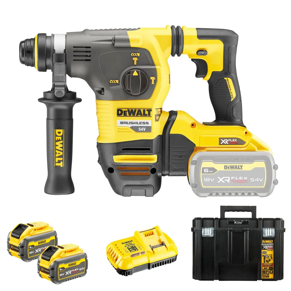 Wiertarka udarowa Dewalt DCH333X2-QW 54V 9Ah