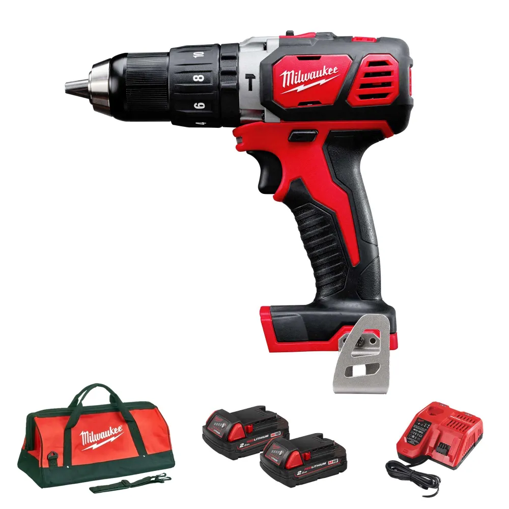 Wiertarka udarowa Milwaukee M18 BPD-202C 18 V 2 Ah