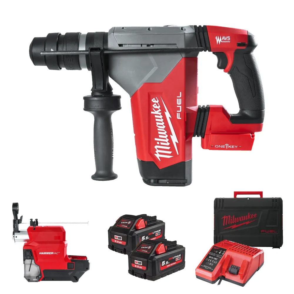 Wiertarka udarowa Milwaukee M18 ONEFHPXDEL-552C 18 V 5,5 Ah