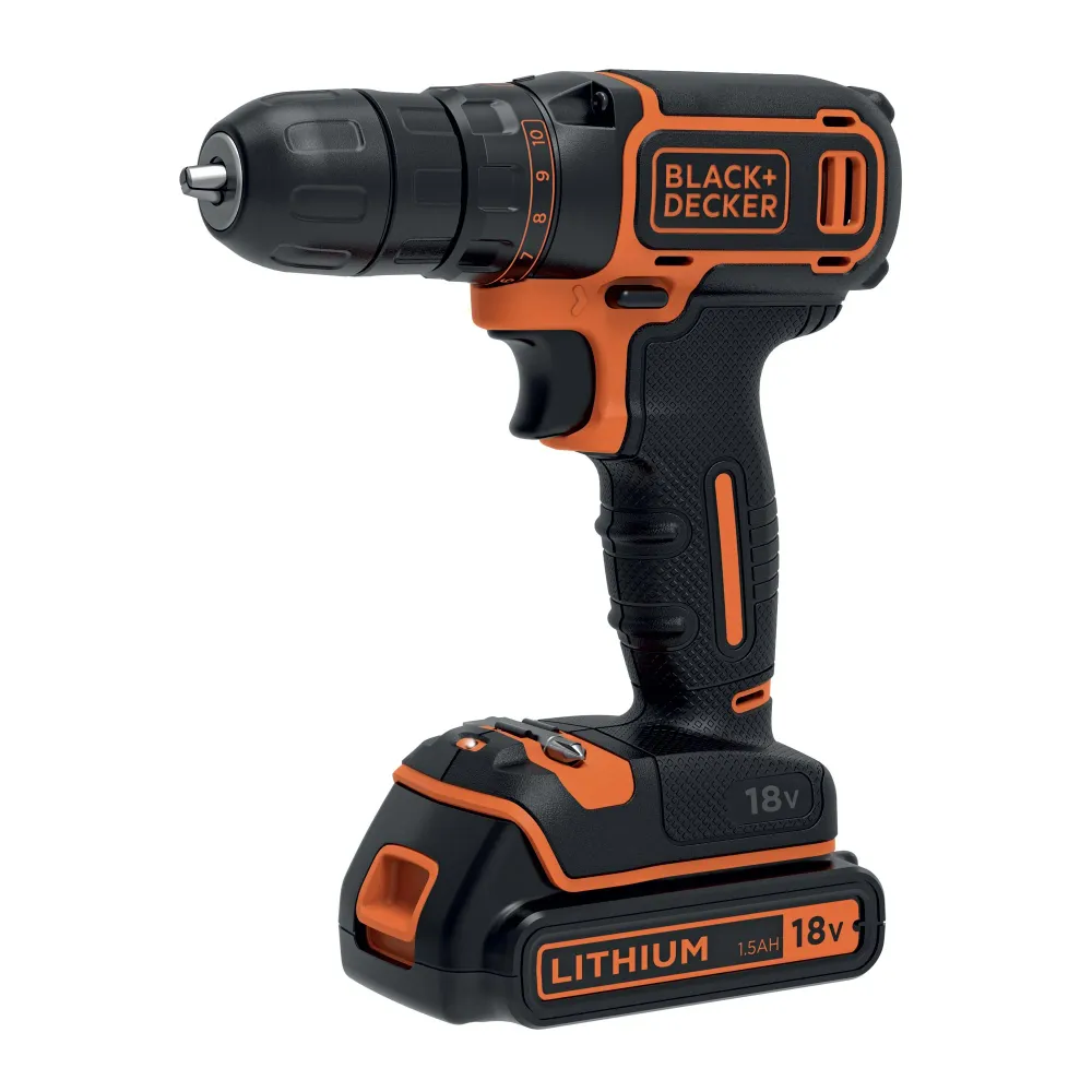 Wiertarko-wkrętarka akumulatorowa Black+Decker BDCDC18K-QW 18 V 1,5 Ah