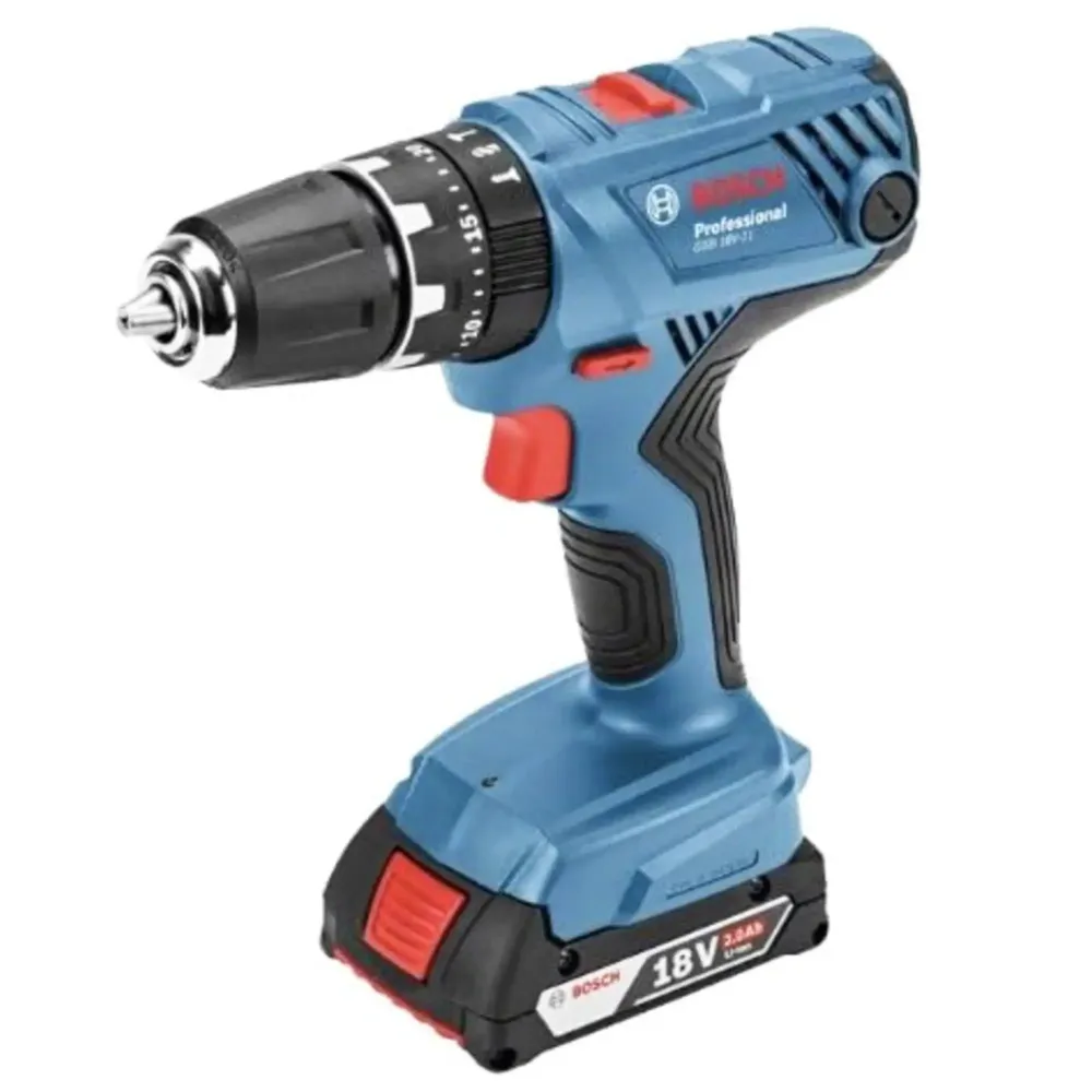 Wiertarko-wkrętarka akumulatorowa Bosch GSB 18V-21 2Ah