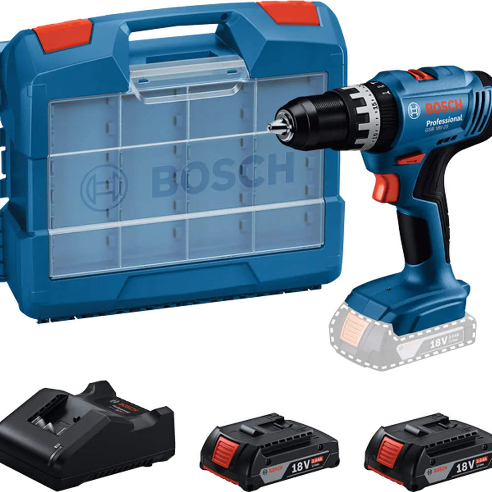 Wiertarko-wkrętarka akumulatorowa Bosch GSB 18V-25 PRO 18 V
