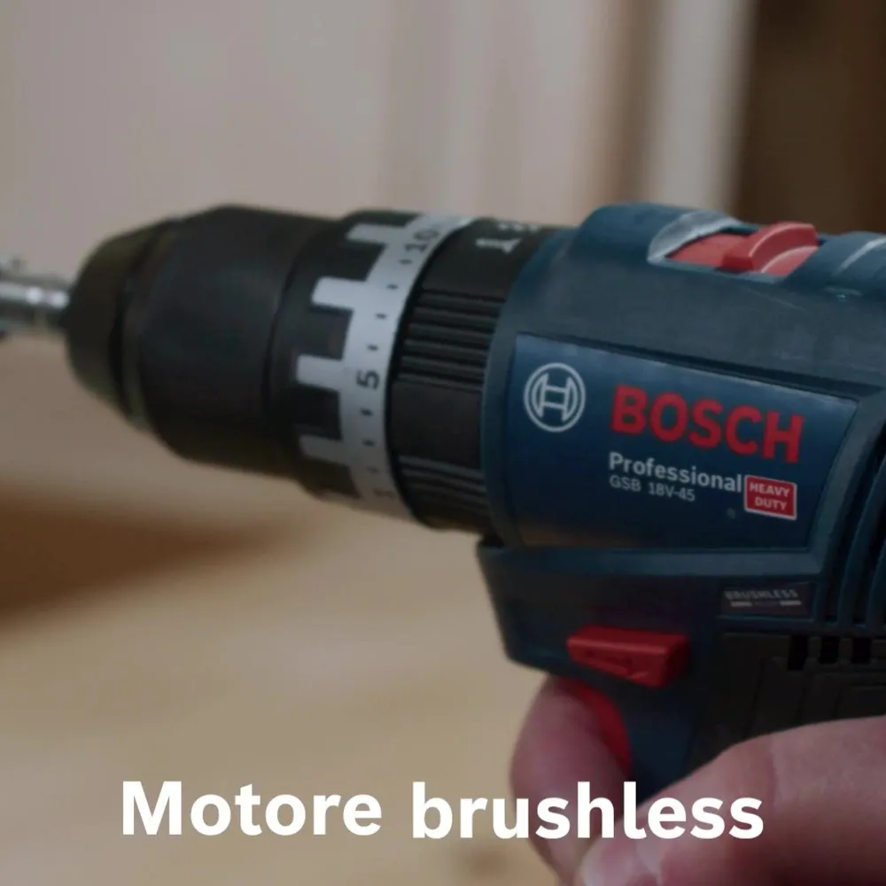 Wiertarko-wkrętarka akumulatorowa Bosch GSB 18V-45 PRO 18 V