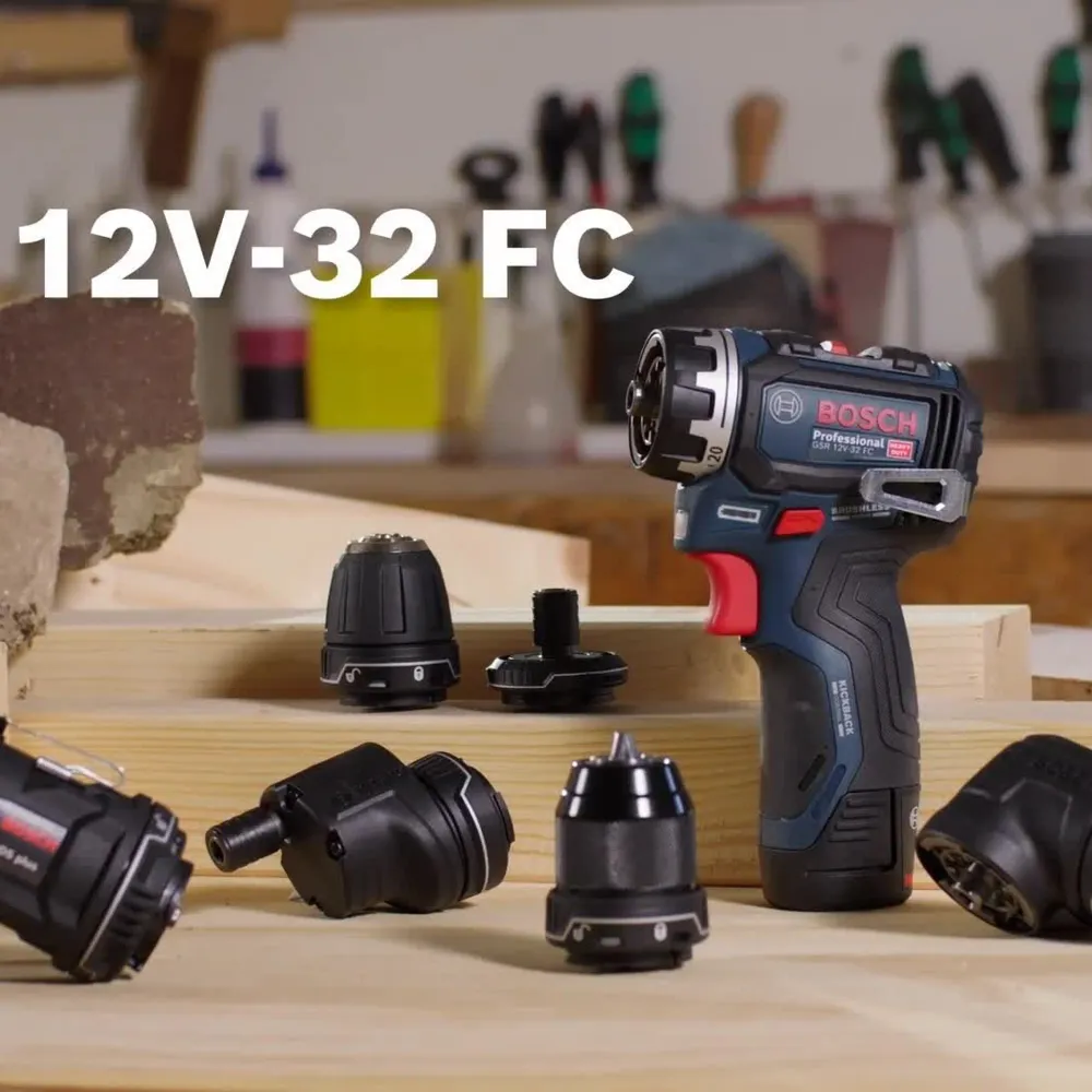 Wiertarko-wkrętarka akumulatorowa Bosch GSR 12V-32 FC PRO 12V 2Ah