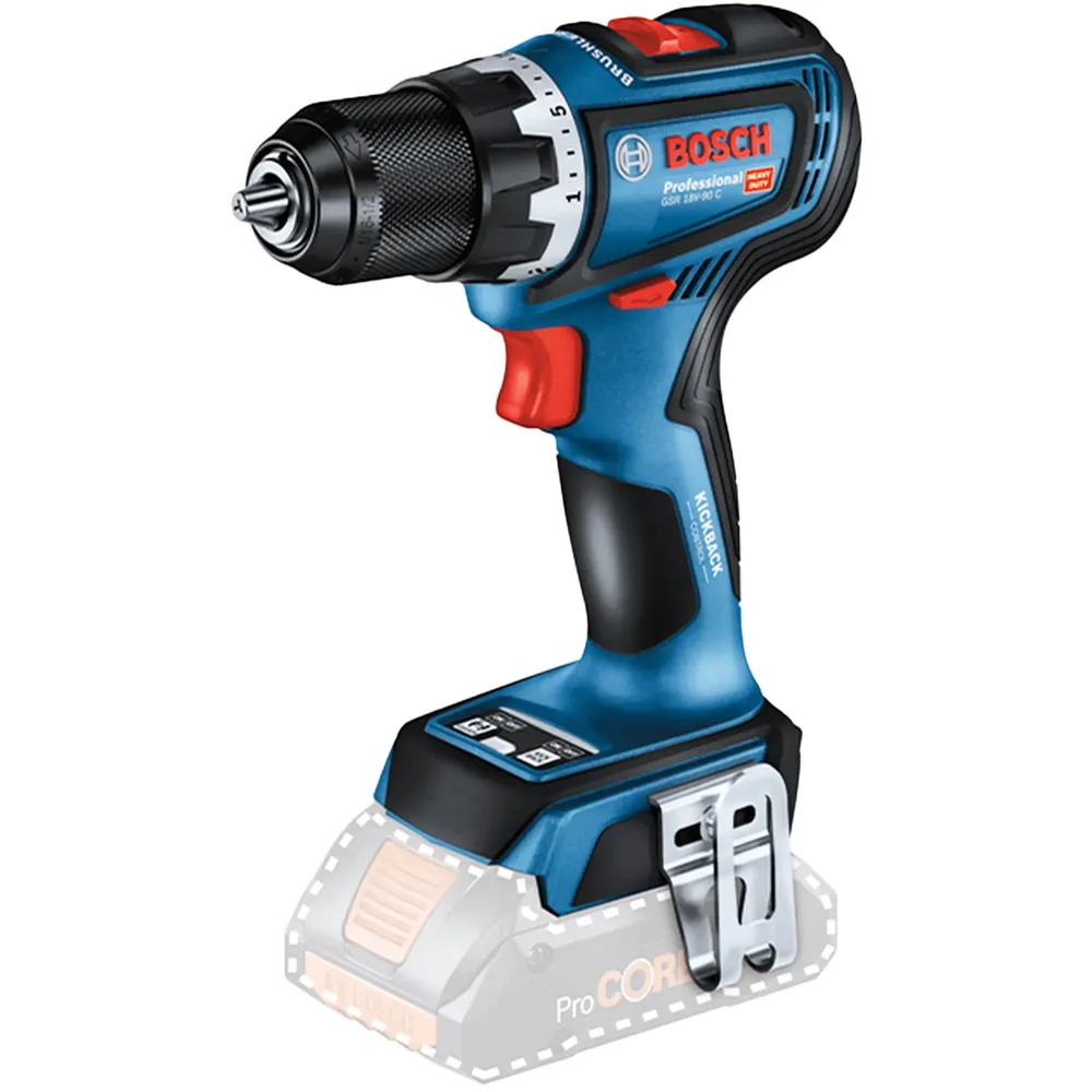 Wiertarko-wkrętarka akumulatorowa Bosch GSR 18V-90 C