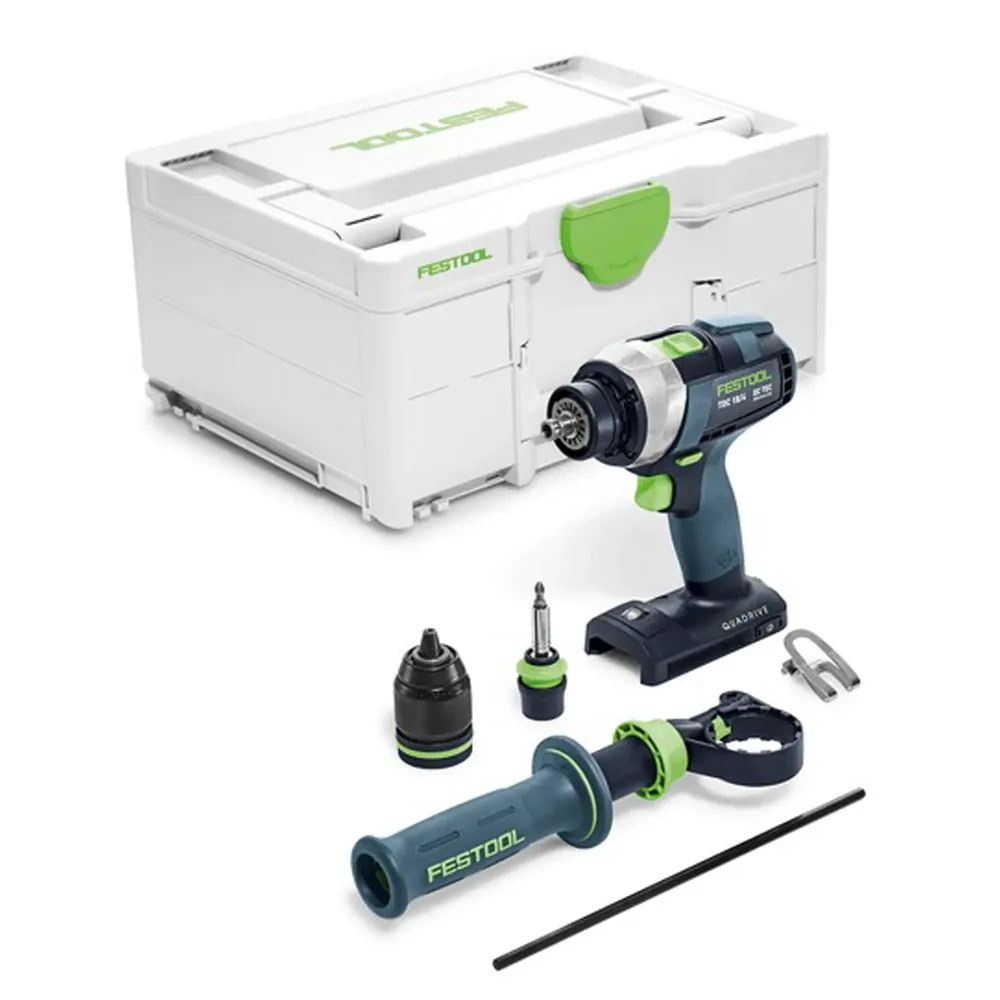 Wiertarko-wkrętarka akumulatorowa Festool TDC 18/4 I-Basic