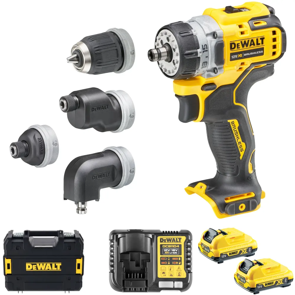 Wiertarko-wkrętarka Dewalt DCD703L2T-QW 12V 2Ah