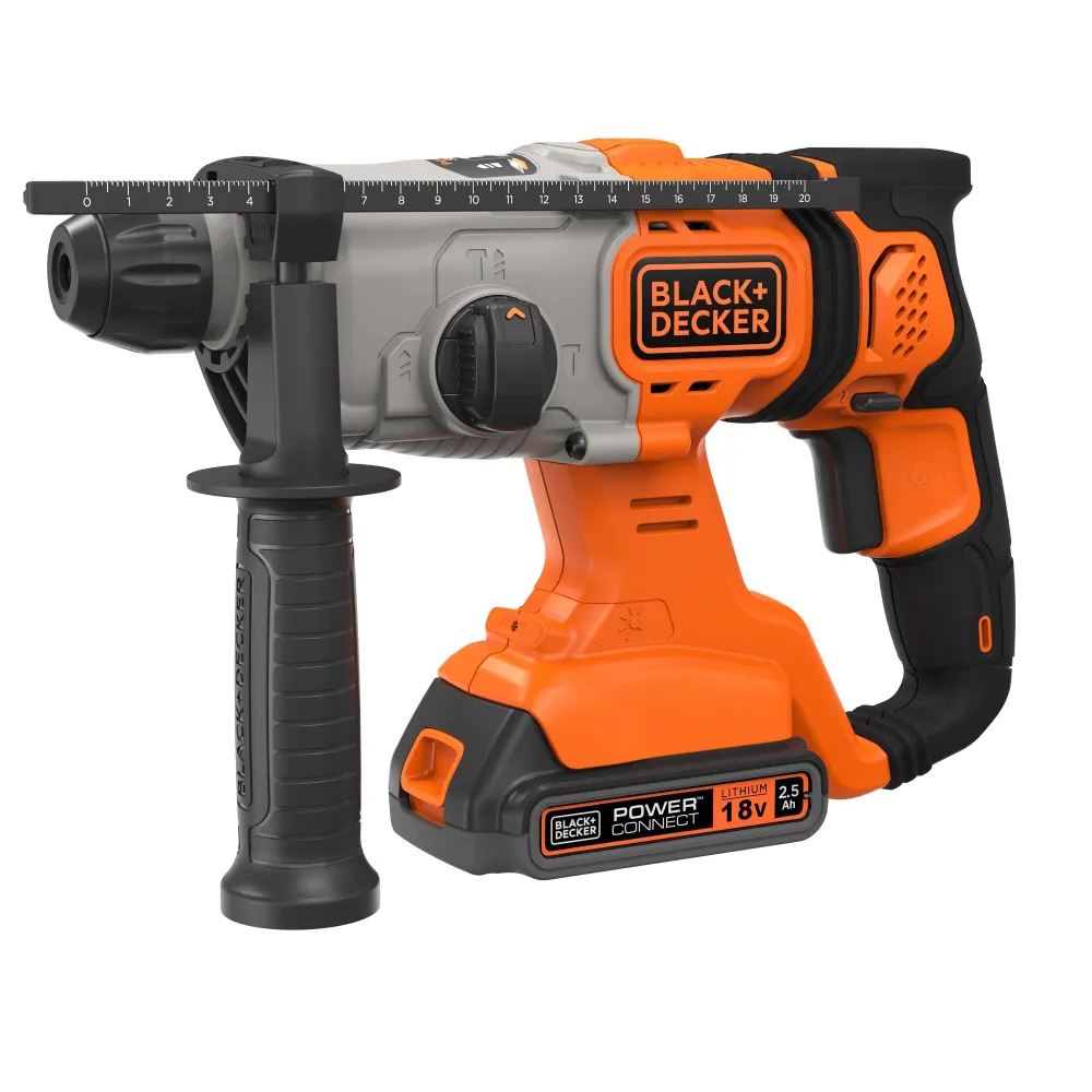 Wiertarko-wkrętarka udarowa Black+Decker BCD900E2K-QW 18 V 2,5 Ah
