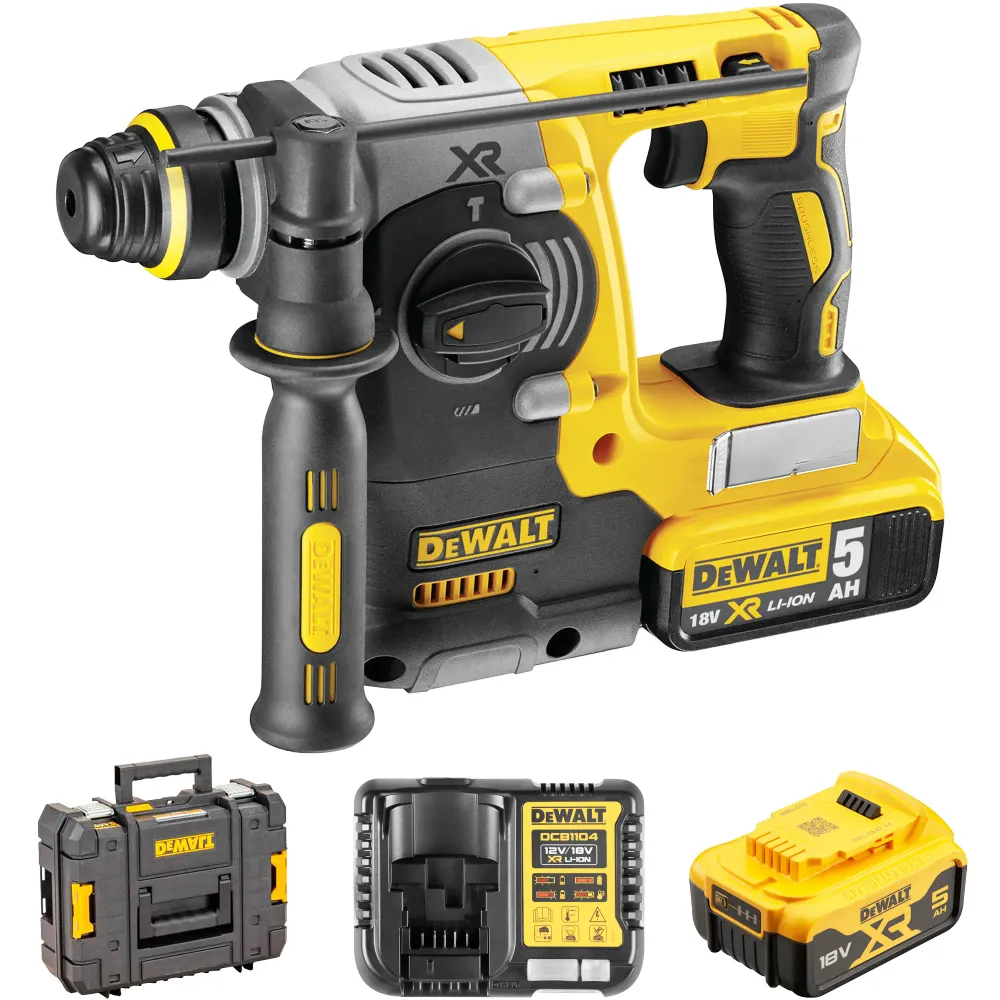 Wiertarko-wkrętarka udarowa Dewalt DCH273P2T-QW 18 V 5 Ah