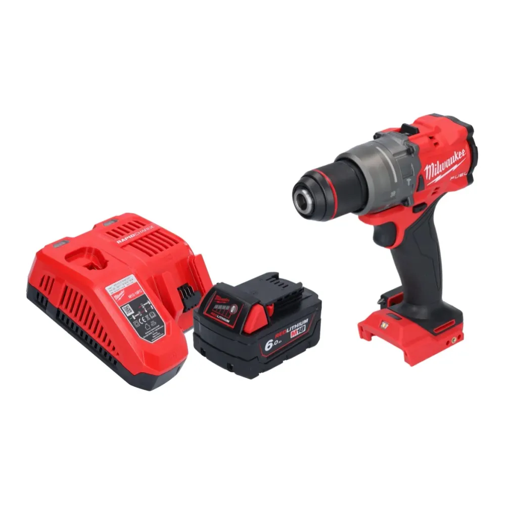 Wiertarko-wkrętarka udarowa Milwaukee M18 FPD3-601 18 V 158 Nm bezszczotkowa + 1 akumulator 6,0 Ah + ładowarka
