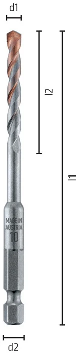Wiertło do dachówek Alpen ( 8000448884 ) Ø 5 mm długość całkowita 100 mm