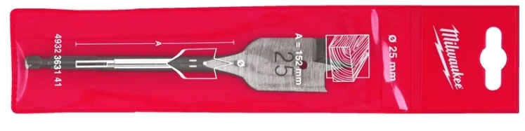Wiertło piórowe do drewna 25 x 152 mm | 4932363141