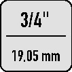 Wiertło rdzeniowe Fein NOVA 25 ( 8000380286 ) nominalna Ø 17 mm głębokość cięcia 25 mm Weldon