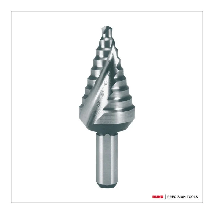 Wiertło stopniowe RUKO zakres wiercenia 4 - 20 mm ( 4000601753 )