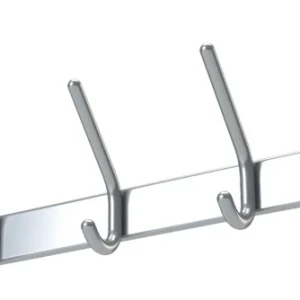 Wieszak ścienny ( 3000284071 ) Aluminium F1 kolor naturalny Rozstaw haków 150 mm