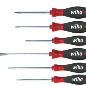 Zestaw wkrętaków WIHA 302 HK6 01 6-częściowy płaski / PH / PZD ( 4000802313 )