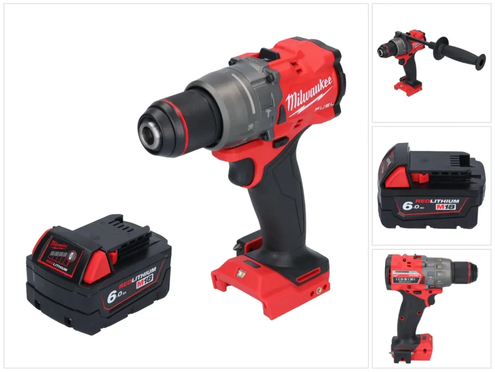 Wkrętarka udarowa akumulatorowa Milwaukee M18 FPD3-601 18 V 158 Nm bezszczotkowa + 1x akumulator 6,0 Ah – bez ładowarki