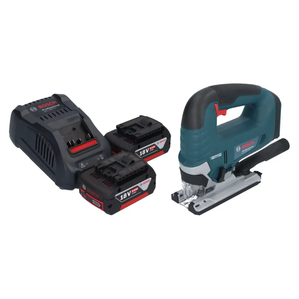 Wyrzynarka akumulatorowa Bosch GST 18V-125 B Professional 18 V 125 mm bezszczotkowa + 2x akumulator 5,0 Ah + ładowarka