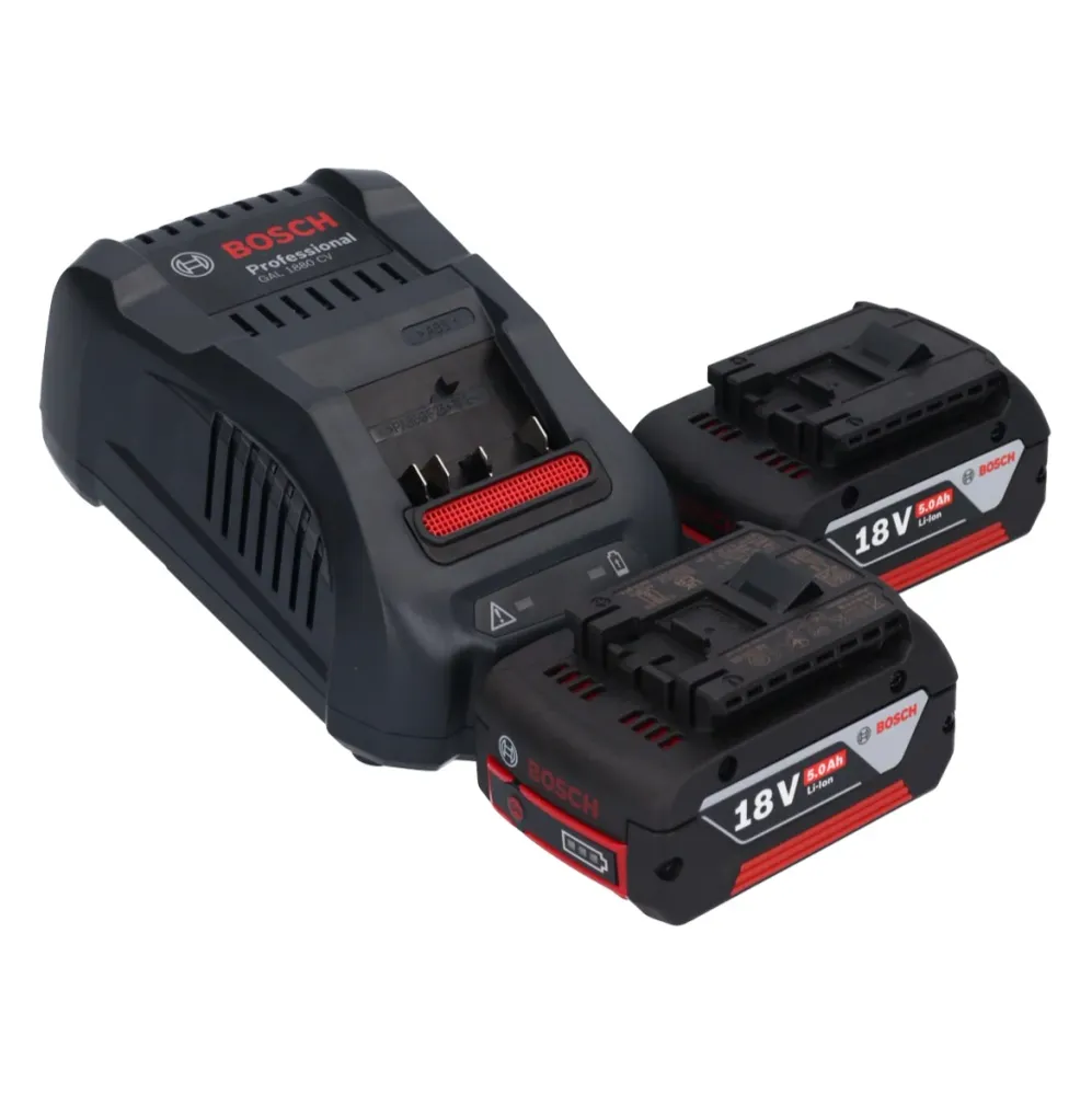 Wyrzynarka akumulatorowa Bosch GST 18V-125 B Professional 18 V 125 mm bezszczotkowa + 2x akumulator 5,0 Ah + ładowarka