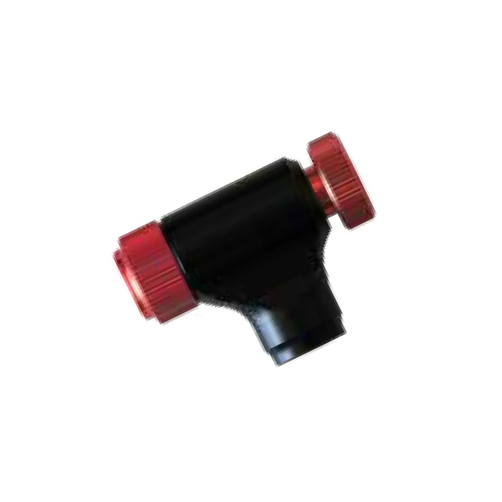 Dozownik CO2 anodowany aluminium 6063 - regulowany czarny XON