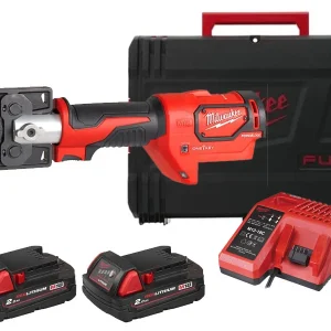 Zaciskarka hydrauliczna Milwaukee HCCT One-Key 53kN 300mm² - pełny zestaw