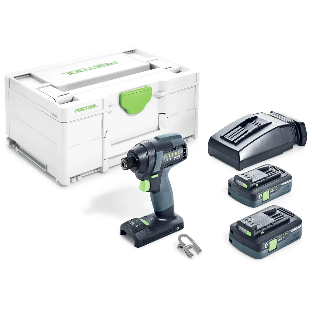 Zakrętarka udarowa Festool TID 18 HPC 4.0 I-Plus 18 V 4 Ah