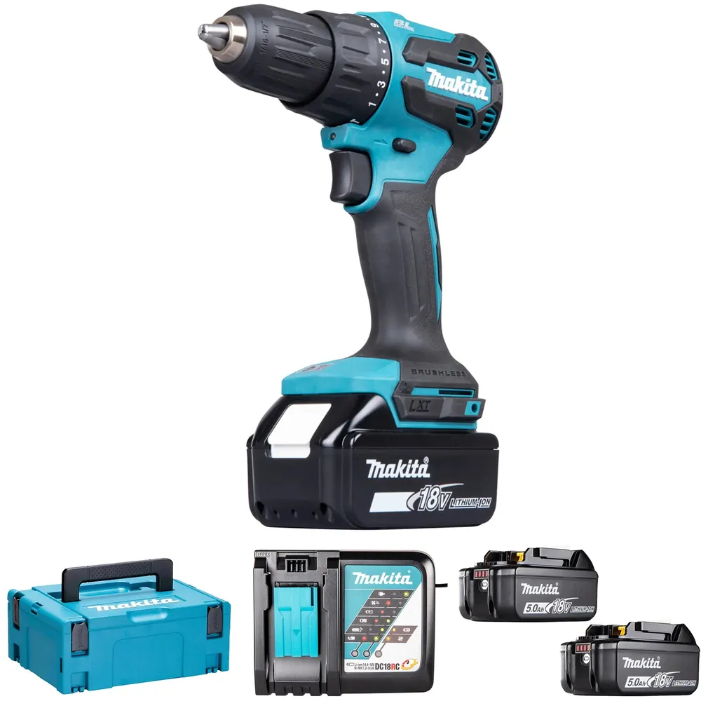 Zakrętarka udarowa Makita DHP490RTJ 18V 5Ah