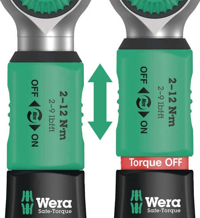 Zestaw kluczy dynamometrycznych Wera Safe-Torque ( 4000822454 ) 23-częściowy 2 - 12 Nm 1/4 ″ sześciokątny